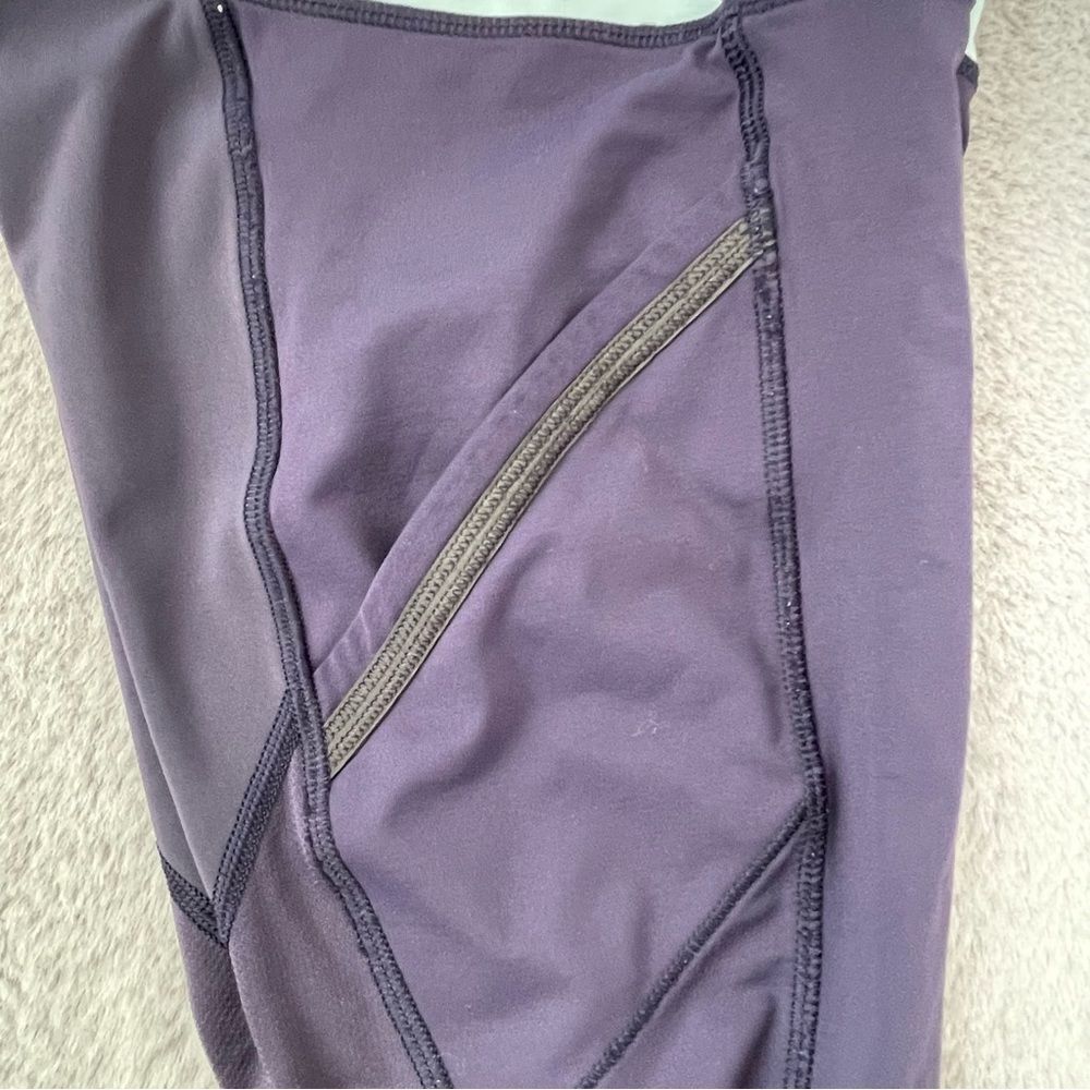 Lululemon Womens Size 4 Blue Run A Marathon II Cropped Legging - Picture 8 of 16